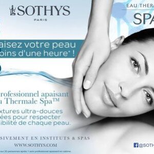 Soin visage " peau sensible" à l'eau thermale de spa SOTHYS | 50 minutes