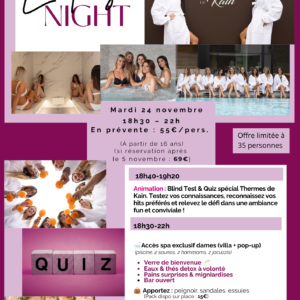 Ladies Night op dinsdag 24 november 2026